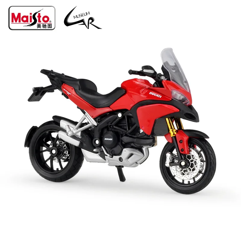 Модель автомобиля Maisto 1:18 Ducati Multistrada 1200S, модель мотоцикла из сплава, металлическая Игрушечная машина, детская игрушка, коллекция подарков
Модель автомобиля Maisto 1:18 Ducati Multistrada 1200S, модель мотоцикла из сплава, металлическая Игрушечная машина, детская игрушка, коллекция подарков