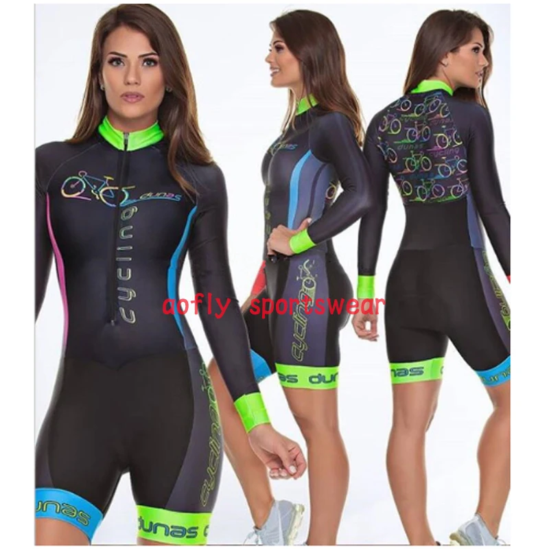 summer sexy Cycling skinsuit Pro Team Women's long sleeve Cycling Jumpsuit set Uniform Ciclismo Cycling Tights Triathlon suit
summer sexy Cycling skinsuit Pro Team Women's long sleeve Cycling Jumpsuit set Uniform Ciclismo Cycling Tights Triathlon suit