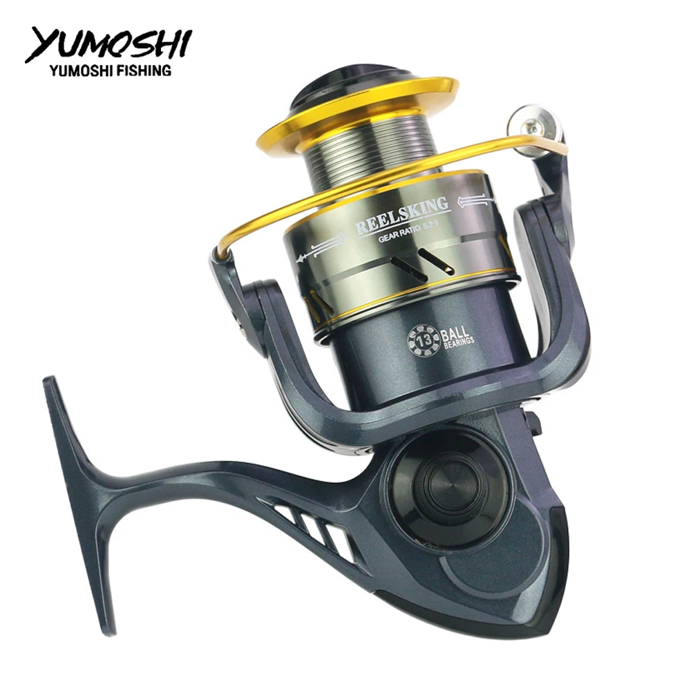 MD500-10000 Series Fishing Reels 13BB pesca Metal casting spinning reels bait spinning wheel fishing reel peche molinete YUMOSHI 
MD500-10000 Series Fishing Reels 13BB pesca Metal casting spinning reels bait spinning wheel fishing reel peche molinete YUMOSHI