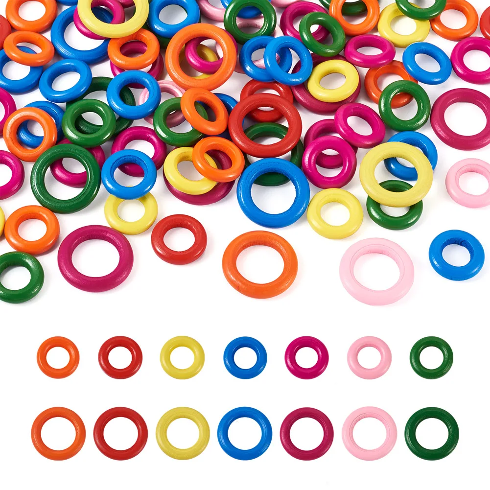 100Pcs Natural Wood Linking Ring Pendant Connectors Wooden Round Circle for DIY Handmade Earring Necklace Jewelry Making 
100Pcs Natural Wood Linking Ring Pendant Connectors Wooden Round Circle for DIY Handmade Earring Necklace Jewelry Making