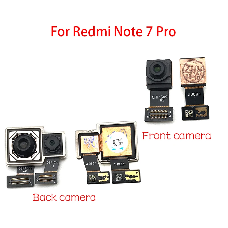 Back Rear Camera Module Flex Cable + Front Facing Camera Replacement Parts For Xiaomi Redmi Note 7 Pro
Back Rear Camera Module Flex Cable + Front Facing Camera Replacement Parts For Xiaomi Redmi Note 7 Pro