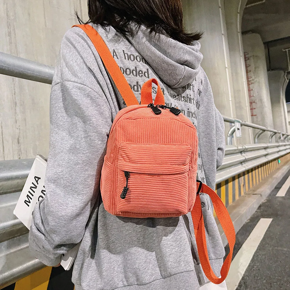 Women Vintage Corduroy Solid Color Backpack Laides Autumn Winter Small Knapsacks School girl Bag Kawaii Backpacks dropshipping
Women Vintage Corduroy Solid Color Backpack Laides Autumn Winter Small Knapsacks School girl Bag Kawaii Backpacks dropshipping