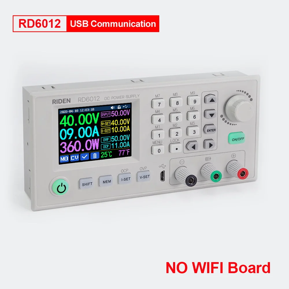 Понижающий модуль питания постоянного тока 720 Вт RD6012 RD6012W USB WiFi понижающий преобразователь напряжения вольтметр 60 в 12 А
Понижающий модуль питания постоянного тока 720 Вт RD6012 RD6012W USB WiFi понижающий преобразователь напряжения вольтметр 60 в 12 А