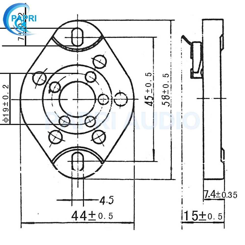 PAPRI 10PCS Ceramics U5A Gold-Plated And Tin-Plated 5Pin FU7 807 FD422 WE272A WE311A Vacuum Tube Socker Audio Amplifier
PAPRI 10PCS Ceramics U5A Gold-Plated And Tin-Plated 5Pin FU7 807 FD422 WE272A WE311A Vacuum Tube Socker Audio Amplifier