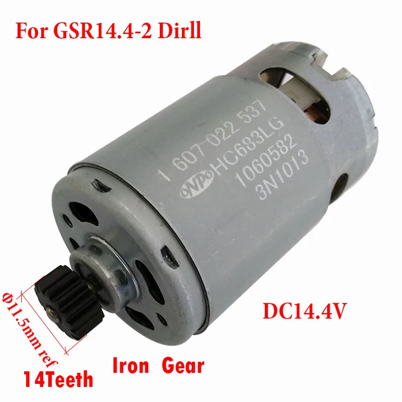 14 Teeth 14.4V Hc683LG ONPO DC Micro Motor 1607022537 Can Be Used To Bosch GSR14.4-2 3601J18G80 Electric Drill Screwdriver Parts
14 Teeth 14.4V Hc683LG ONPO DC Micro Motor 1607022537 Can Be Used To Bosch GSR14.4-2 3601J18G80 Electric Drill Screwdriver Parts