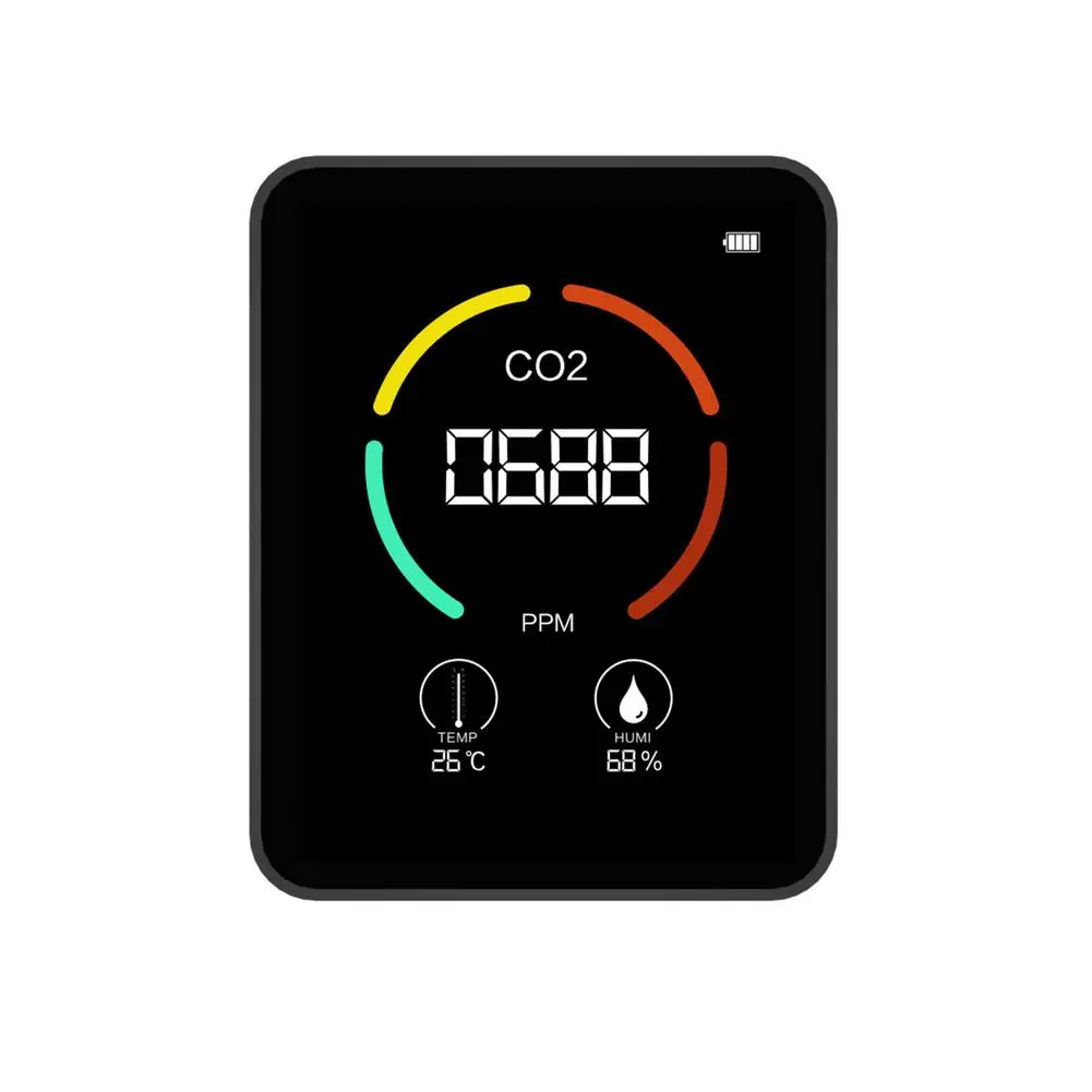 Air Monitor CO2 Carbon Dioxide Detector Greenhouse Warehouse Air Quality Temper Humidity Sensor Able To Connect Phone APP
Air Monitor CO2 Carbon Dioxide Detector Greenhouse Warehouse Air Quality Temper Humidity Sensor Able To Connect Phone APP