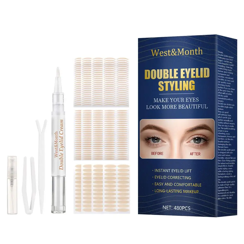 Double Eyelid Sticker Set Waterproof Eyelid Tapes Stickers Invisible Natural Eyelid Lift Strips Make Up Accessories For Mono-eye
Double Eyelid Sticker Set Waterproof Eyelid Tapes Stickers Invisible Natural Eyelid Lift Strips Make Up Accessories For Mono-eye