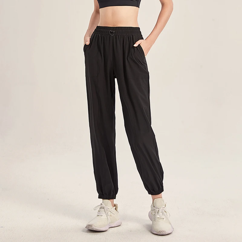 Loose Sports Pants Women Running Yoga Pants Pocket Elastic Waist Fitness Trousers Gym Pants Sport Training Trouser Ladies
Loose Sports Pants Women Running Yoga Pants Pocket Elastic Waist Fitness Trousers Gym Pants Sport Training Trouser Ladies