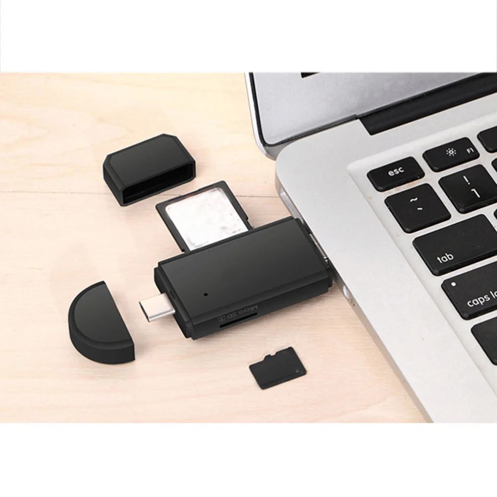 YC-320 Type-C Port Reader Portable USB 3.0 Model Multifunction Flash Memory Reader OTG Adapter (Black) 
YC-320 Type-C Port Reader Portable USB 3.0 Model Multifunction Flash Memory Reader OTG Adapter (Black)