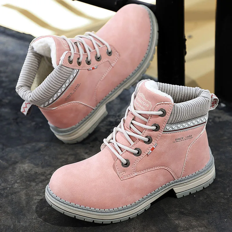 Women Winter Snow Boots Wool Lining Warming Casual Boots Shoes For Women Outdoor Lace-up Non-slip Ankle Women Climbing Boots
Women Winter Snow Boots Wool Lining Warming Casual Boots Shoes For Women Outdoor Lace-up Non-slip Ankle Women Climbing Boots