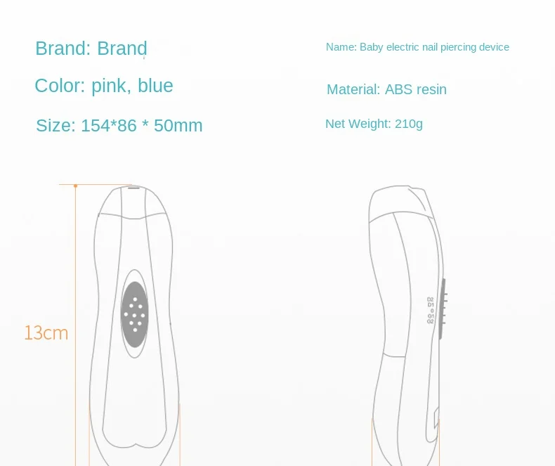 Baby Nail Electric Trimmer Kids Infant Manicure Pedicure Clipper Cutter Scissors
Baby Nail Electric Trimmer Kids Infant Manicure Pedicure Clipper Cutter Scissors