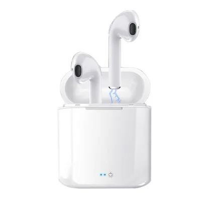 Беспроводные Bluetooth наушники I7s TWS с зарядным устройством для Samsung Galaxy S10 S10e S9 S8 S7 S6