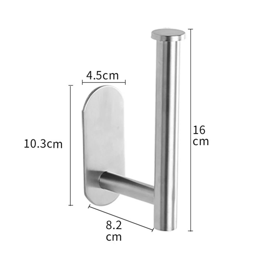 Wall Mounted Toilet Paper Holder Stainless Steel Bathroom Kitchen Roll Paper Holder Punch Free Tissue Towel Rack Accessories
Wall Mounted Toilet Paper Holder Stainless Steel Bathroom Kitchen Roll Paper Holder Punch Free Tissue Towel Rack Accessories