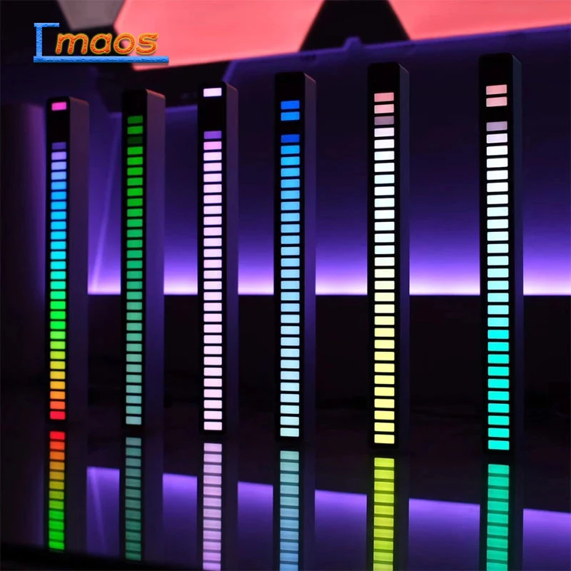 LED Strip RGB Voice-Activated Rhythm Ambient Light Creative Colorful Sound Control Ambient Light 32 Bit Music Level Indicator
LED Strip RGB Voice-Activated Rhythm Ambient Light Creative Colorful Sound Control Ambient Light 32 Bit Music Level Indicator