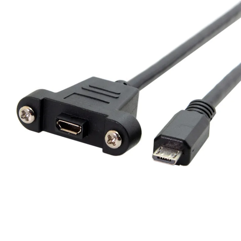 30cm 50cm Micro USB 5Pin Male to Female Extension Panel Mount Type Cable with Screws
30cm 50cm Micro USB 5Pin Male to Female Extension Panel Mount Type Cable with Screws
