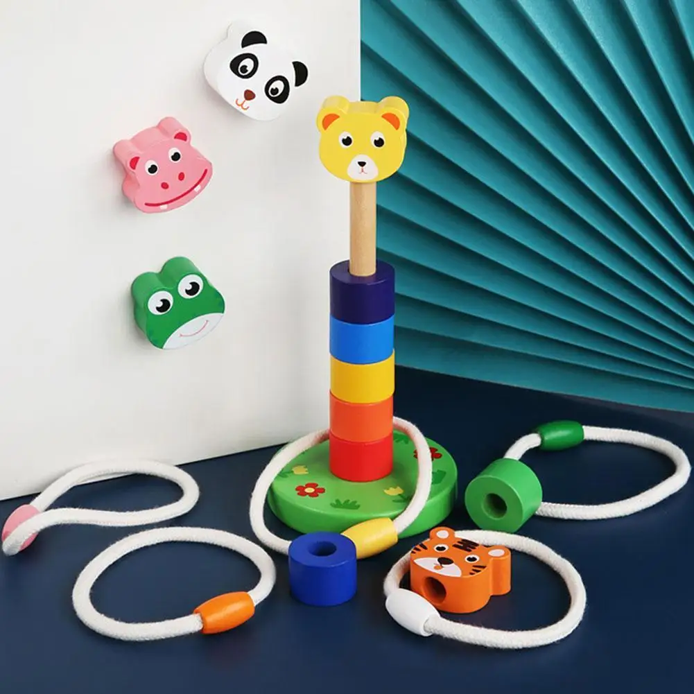 Wooden Ferrule Ring Game Throwing Hoop Toy Funny Parent-child Interaction Toys Kids Early Educational Gift
Wooden Ferrule Ring Game Throwing Hoop Toy Funny Parent-child Interaction Toys Kids Early Educational Gift