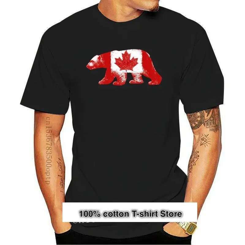 Camiseta con la bandera del oso Polar, Castor de hoja de arce del alce del Norte canadiense del día de Canadá, novedad de 2021
Camiseta con la bandera del oso Polar, Castor de hoja de arce del alce del Norte canadiense del día de Canadá, novedad de 2021