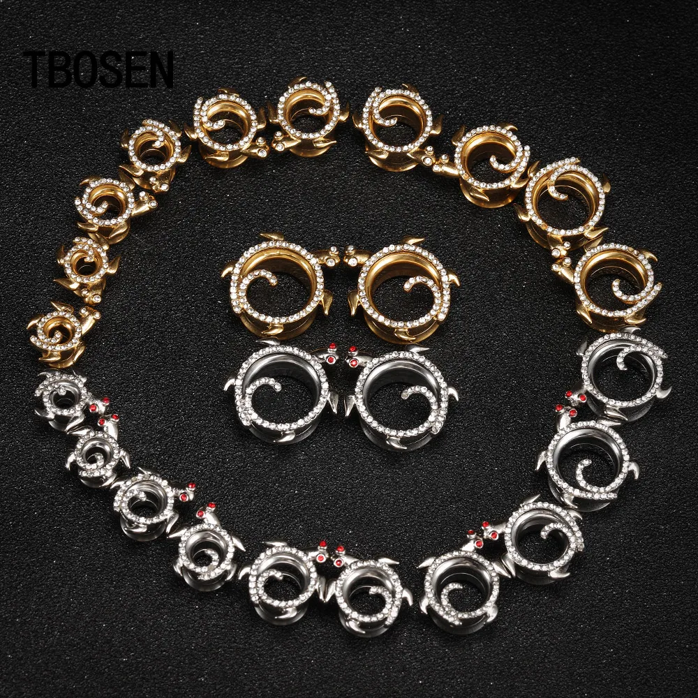 New Cute Turtle Ear Piericng Plugs&Tunnels Stainless Steel Earrings Ear Gauges Body Jewelry Gift For Women Men Pair Selling
New Cute Turtle Ear Piericng Plugs&Tunnels Stainless Steel Earrings Ear Gauges Body Jewelry Gift For Women Men Pair Selling