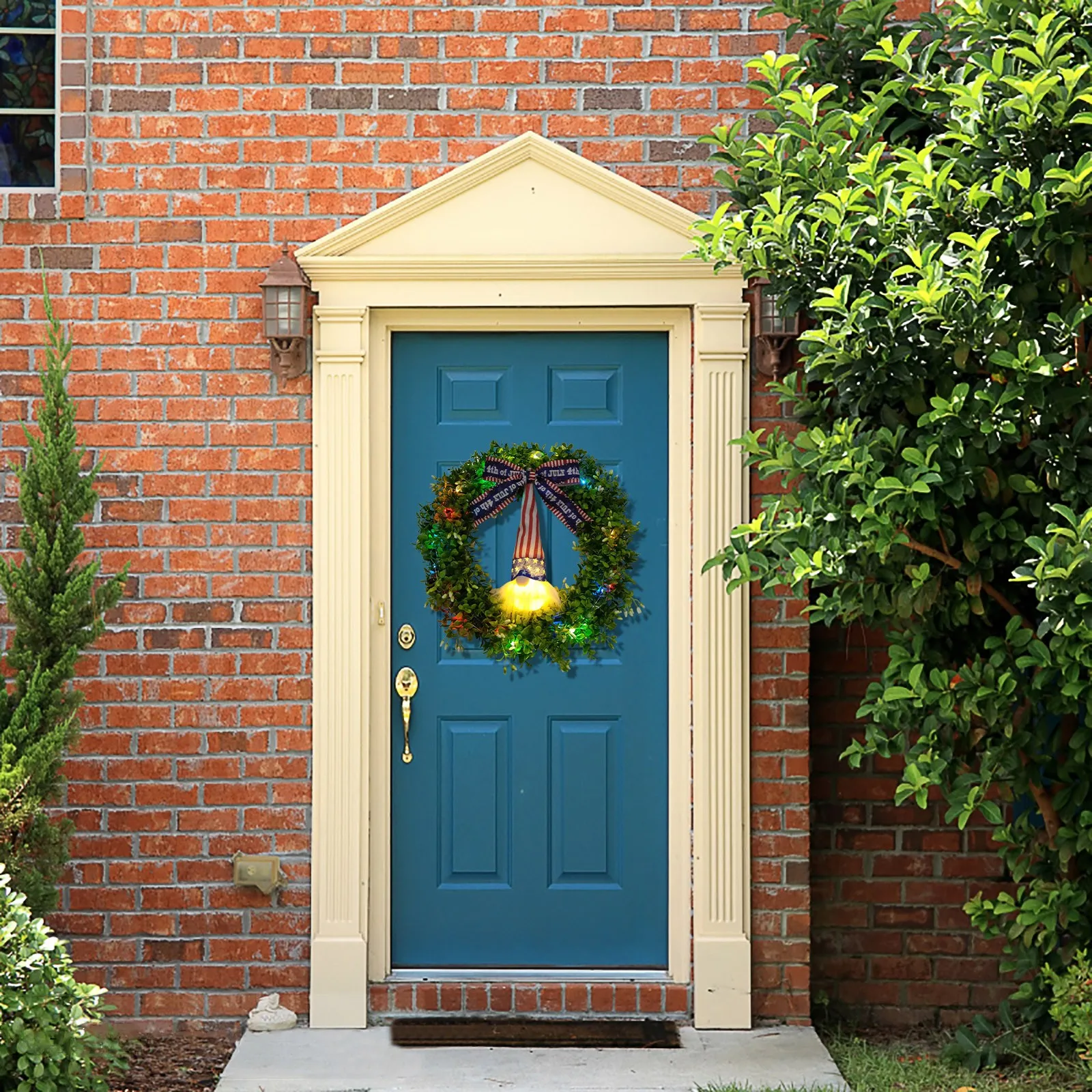 USA Independence Day Wreath Patriotic Wreath Independence Day Decoration 
USA Independence Day Wreath Patriotic Wreath Independence Day Decoration