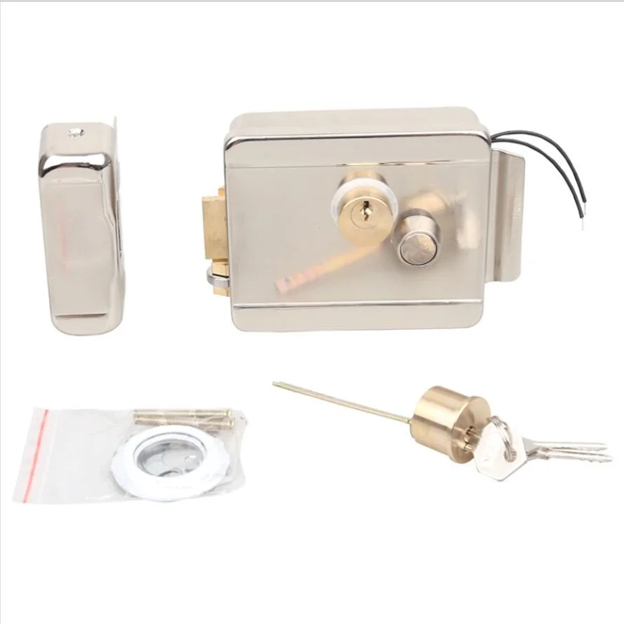 12VDC Electric Electronic Gate Door Lock For Doorbell Intercom Access Entry Security System with emergency knob
12VDC Electric Electronic Gate Door Lock For Doorbell Intercom Access Entry Security System with emergency knob