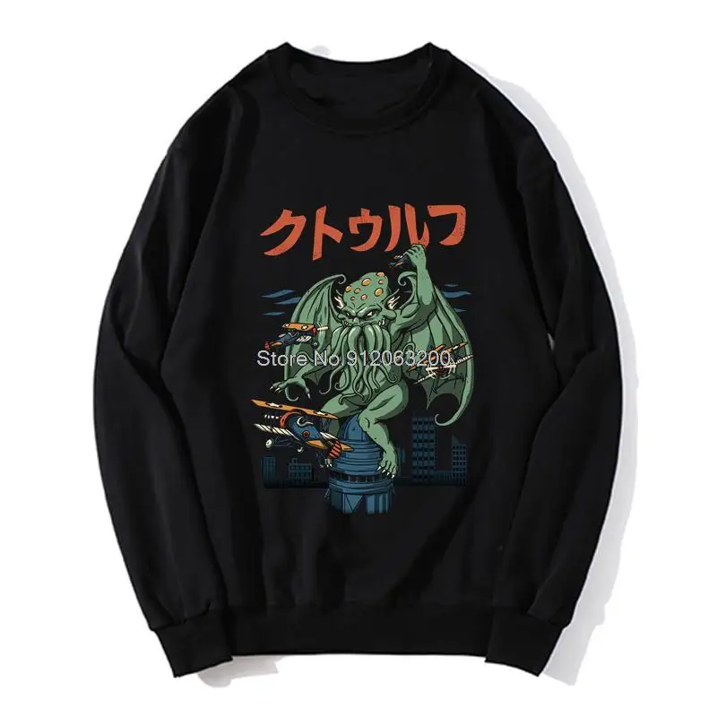 Vintage Male Funny Kaiju Cthulhu Attack Hoodie japan Monster Lovecraft Men O-neck Hoodies Fleece Sweater Sweatshirt Harajuku
Vintage Male Funny Kaiju Cthulhu Attack Hoodie japan Monster Lovecraft Men O-neck Hoodies Fleece Sweater Sweatshirt Harajuku
