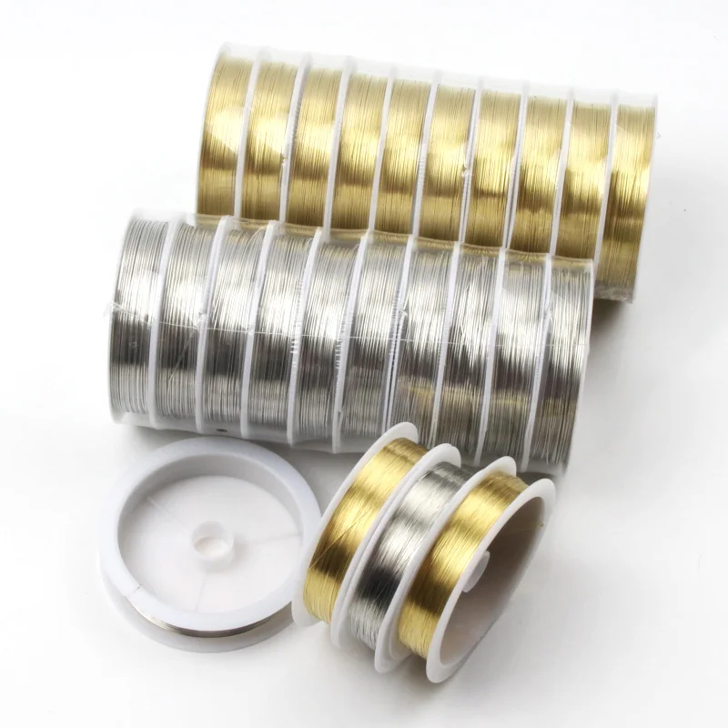 0.2-1mm 3Color Copper Wire Strong Line Beading Wire DIY Jewelry Cord String Accessories For Bracelet Necklace Jewelry Supplies
0.2-1mm 3Color Copper Wire Strong Line Beading Wire DIY Jewelry Cord String Accessories For Bracelet Necklace Jewelry Supplies