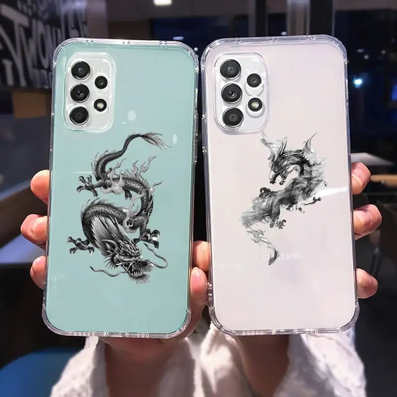 Black Dragon Phone Case for Samsung A 51 50 52 12 21s 31 40 70 71 note S 20 10 21 ultra plus fe clear coque shell soft funda
Black Dragon Phone Case for Samsung A 51 50 52 12 21s 31 40 70 71 note S 20 10 21 ultra plus fe clear coque shell soft funda