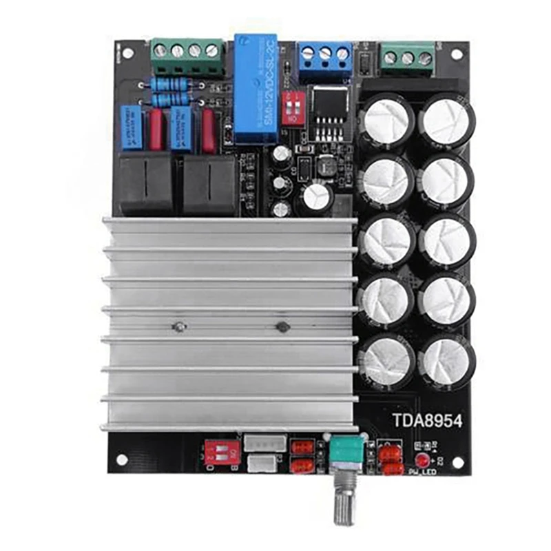 TDA8954 Dual Channel Audio Amplifier Board 210W+210W Class D Stereo 2.0 High Power Digital Audio Amplifier Board
TDA8954 Dual Channel Audio Amplifier Board 210W+210W Class D Stereo 2.0 High Power Digital Audio Amplifier Board