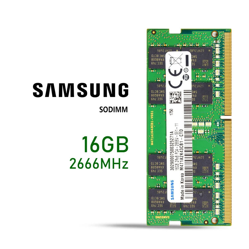 Samsung Laptop ddr4 ram 8gb 4GB 16GB 32GB PC4 2666Mhz 3200MHz 260-Pin 1.2V 2666v DIMM notebook Memory 4g 8g 16g ddr4
Samsung Laptop ddr4 ram 8gb 4GB 16GB 32GB PC4 2666Mhz 3200MHz 260-Pin 1.2V 2666v DIMM notebook Memory 4g 8g 16g ddr4