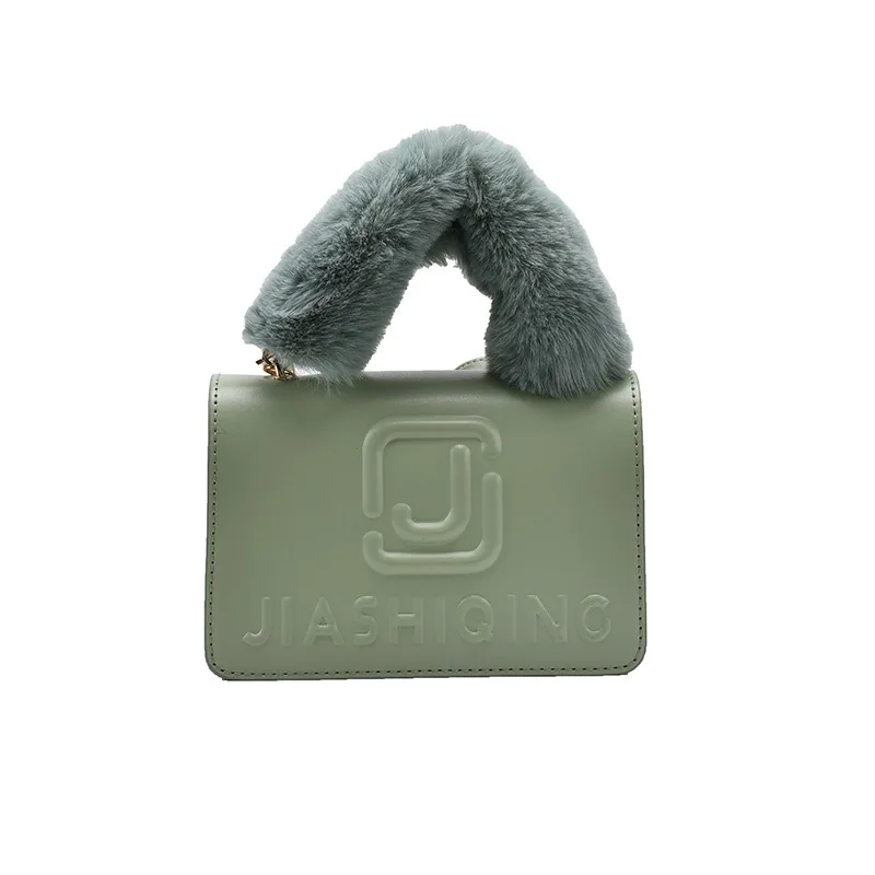 Indentation stereo letter women's bag autumn and winter new Korean fashion shoulder bag plush portable small square bag
Indentation stereo letter women's bag autumn and winter new Korean fashion shoulder bag plush portable small square bag