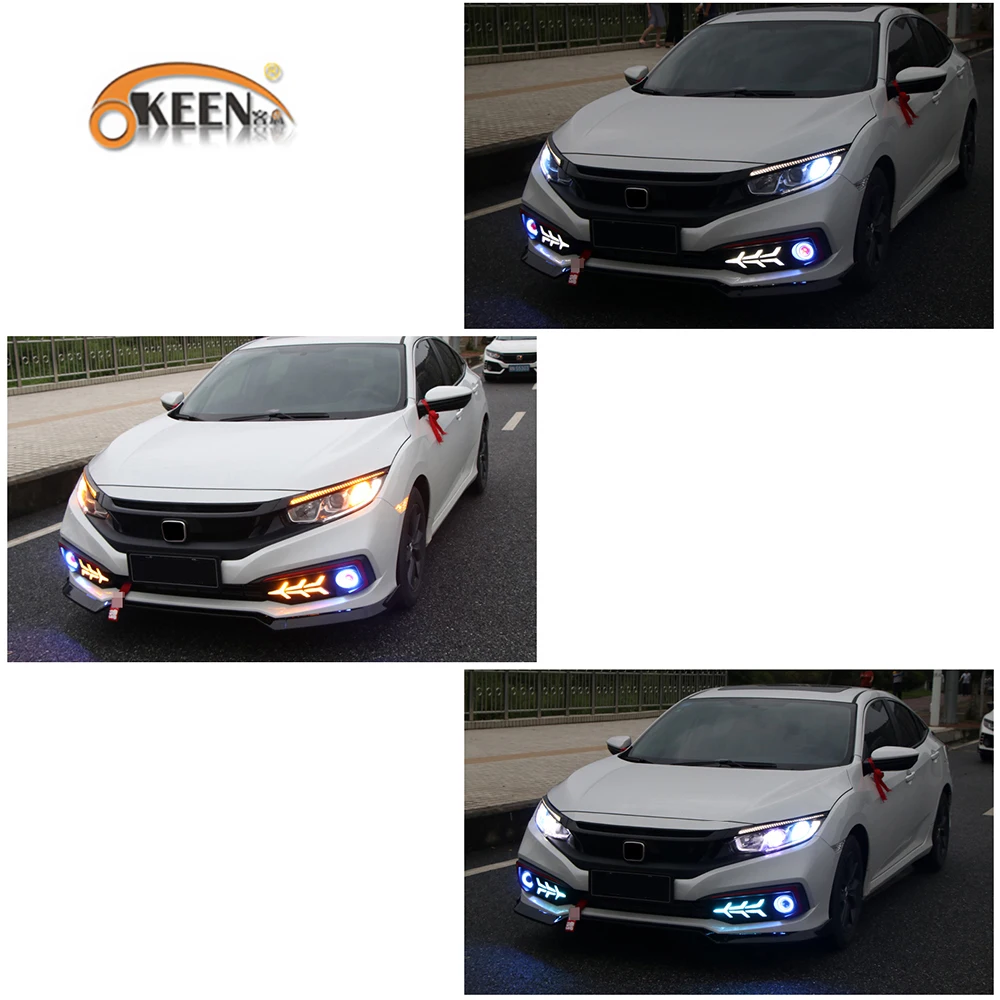 For Honda Civic 2019 2020 LED Daytime Running Lights Streamer Turn Signal Lamp Headlight for New Civic modification car styling
For Honda Civic 2019 2020 LED Daytime Running Lights Streamer Turn Signal Lamp Headlight for New Civic modification car styling