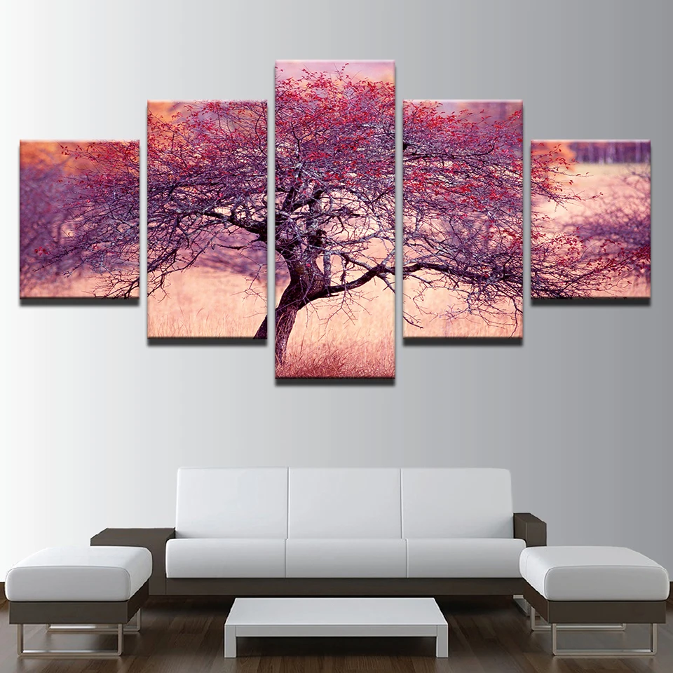 5 Pieces Abstract Red Purple Dead Tree Posters Modular Canvas HD Prints Paintings Wall Art Pictures Home Decor No Framed 
5 Pieces Abstract Red Purple Dead Tree Posters Modular Canvas HD Prints Paintings Wall Art Pictures Home Decor No Framed