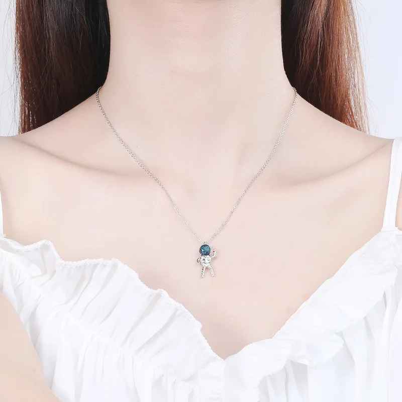 925 Sterling Silver Paceman Planet Necklace Women Personality Design Lady Student Girl Fine Jewelry Flyleaf
925 Sterling Silver Paceman Planet Necklace Women Personality Design Lady Student Girl Fine Jewelry Flyleaf
