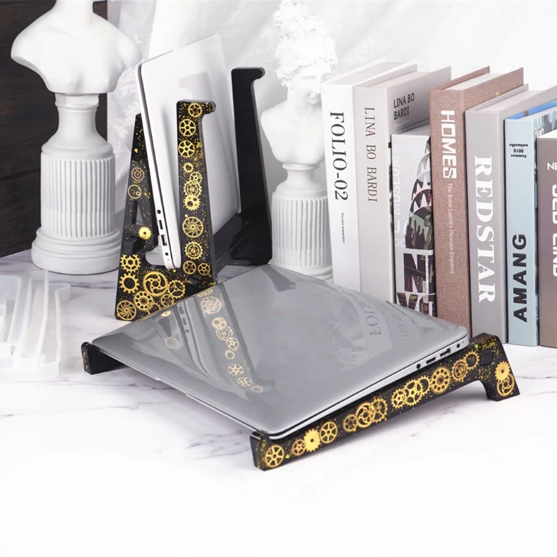Handmade Laptop Stand Mold Adjustable Computer Bracket Multi-Angle Tablet Laptop Riser Resin Casting Mould Craft Tools
Handmade Laptop Stand Mold Adjustable Computer Bracket Multi-Angle Tablet Laptop Riser Resin Casting Mould Craft Tools