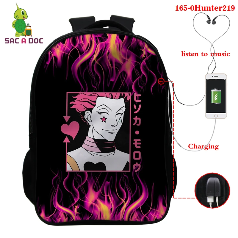 Mochila 3D печатных Hunter X охотничий рюкзак Для мужчин рюкзак аниме HxH школьные рюкзаки для девочек-подростков книжные сумки Для мужчин зарядка че...
Mochila 3D печатных Hunter X охотничий рюкзак Для мужчин рюкзак аниме HxH школьные рюкзаки для девочек-подростков книжные сумки Для мужчин зарядка че...
