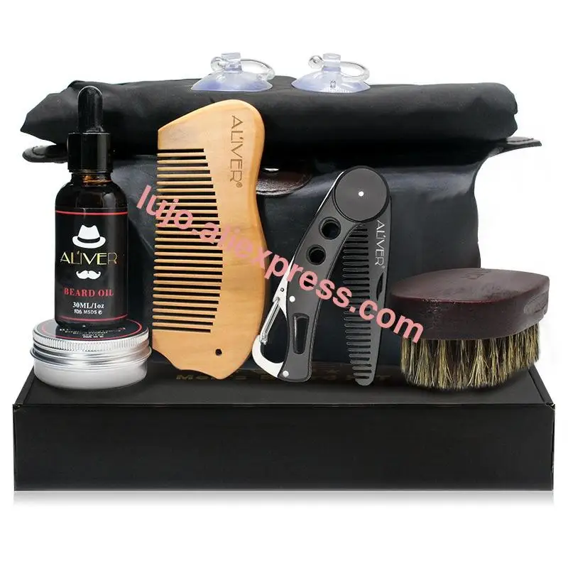 7pcs/set Men Beard Kit Styling Tool Beard Bib Aprons Balm Beard Oil Comb Moisturizing Scissors Beard Care Set For Birthday Gift
7pcs/set Men Beard Kit Styling Tool Beard Bib Aprons Balm Beard Oil Comb Moisturizing Scissors Beard Care Set For Birthday Gift