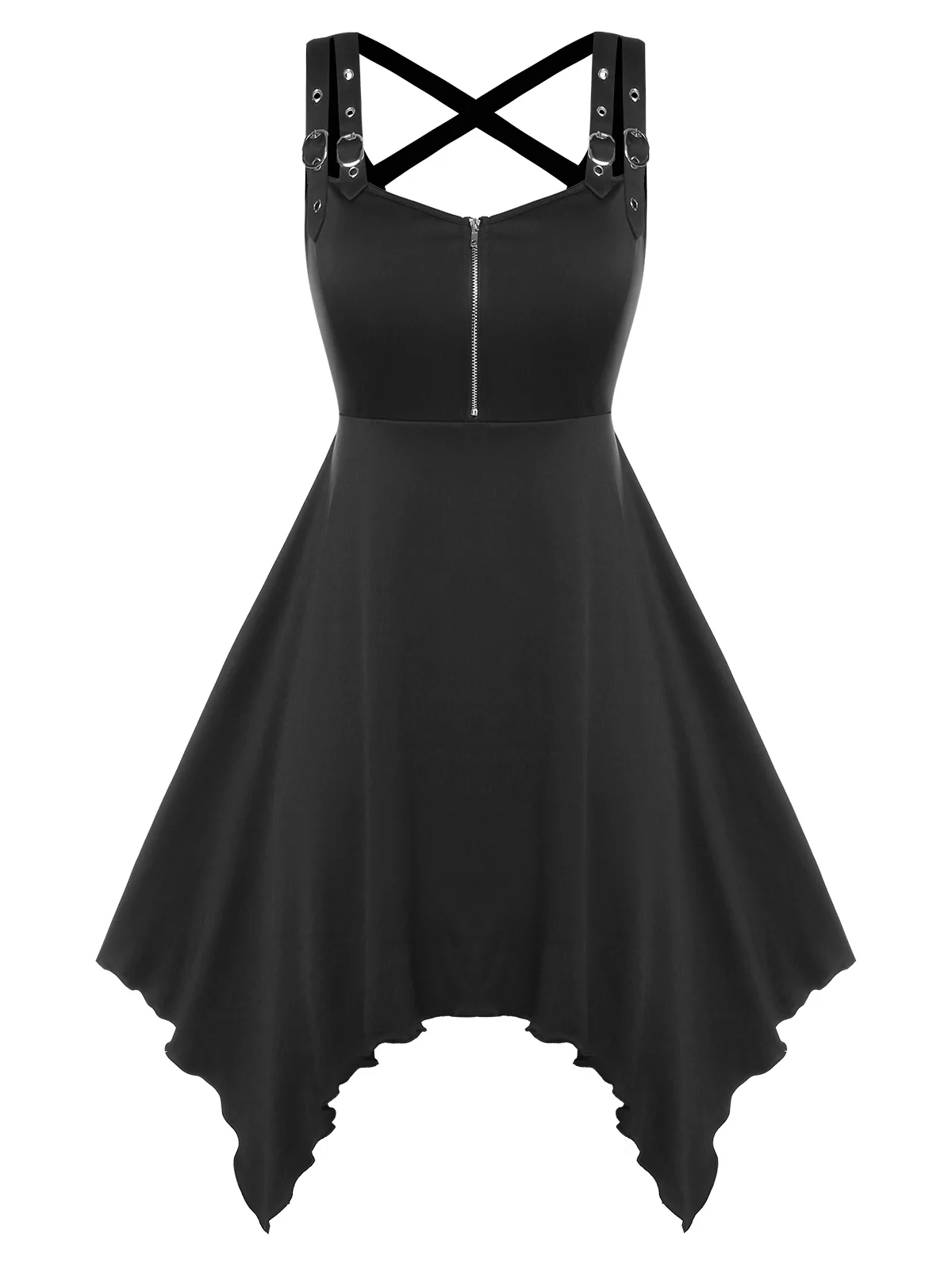 Женское готическое платье большого размера плюс с пряжкой на ремешке
Женское готическое платье большого размера плюс с пряжкой на ремешке