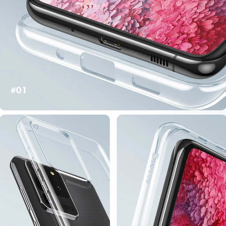 Baseus Clear Phone Case For Samsung Galaxy S20 Plus Ultra Case Coque Thin Soft TPU Transparent Back Cover For Samsung S20 Fundas
Baseus Clear Phone Case For Samsung Galaxy S20 Plus Ultra Case Coque Thin Soft TPU Transparent Back Cover For Samsung S20 Fundas