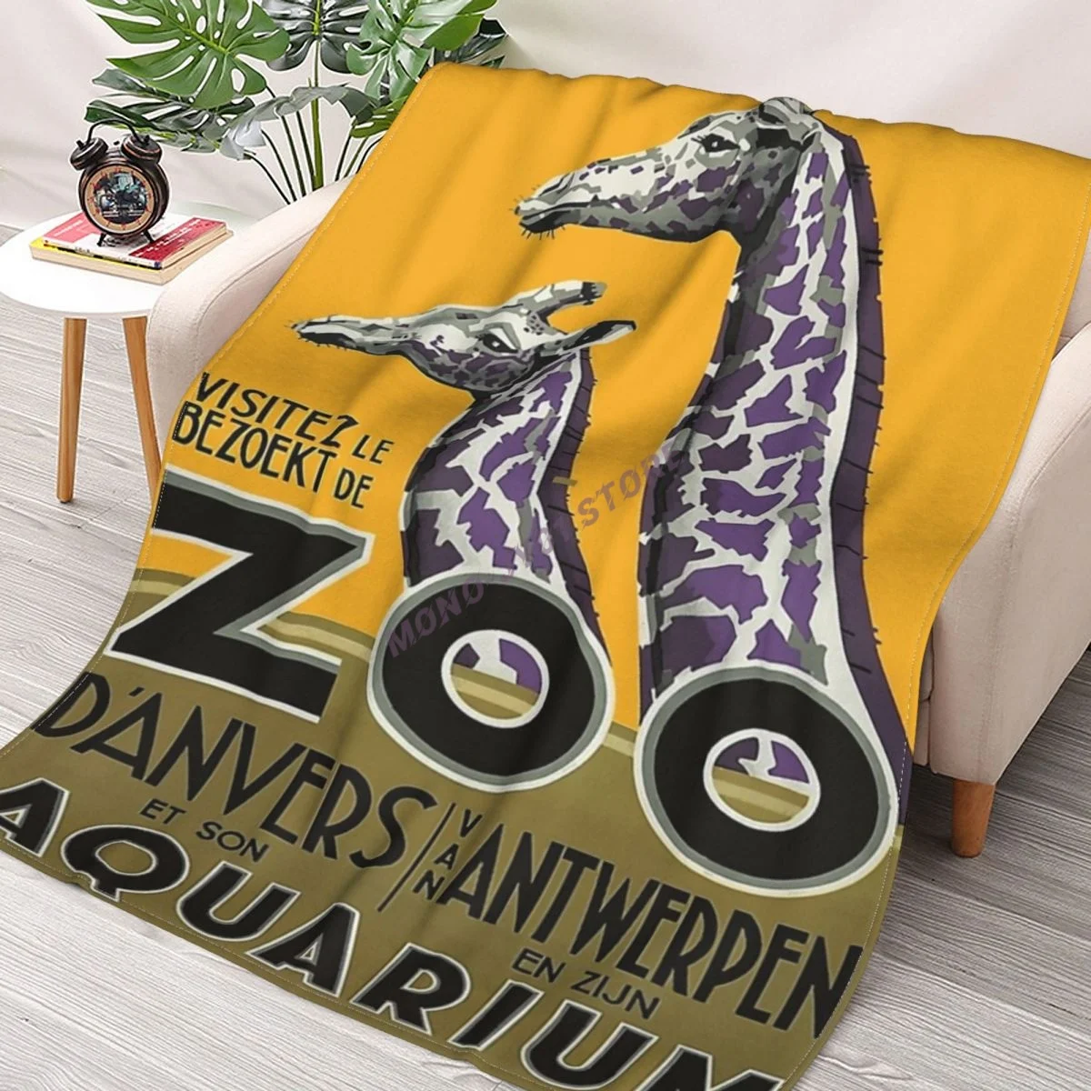 1935 Antwerp Zoo Giraffes Advertising Throw Blanket Sherpa Blanket cover Bedding soft Blankets
1935 Antwerp Zoo Giraffes Advertising Throw Blanket Sherpa Blanket cover Bedding soft Blankets
