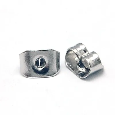 100pcs 304 Stainless Steel Ear Nuts Earring Backs Diy Earring Findings Jewelry Making Accessories, 6x4.5x3.5mm, Hole: 1mm
100pcs 304 Stainless Steel Ear Nuts Earring Backs Diy Earring Findings Jewelry Making Accessories, 6x4.5x3.5mm, Hole: 1mm