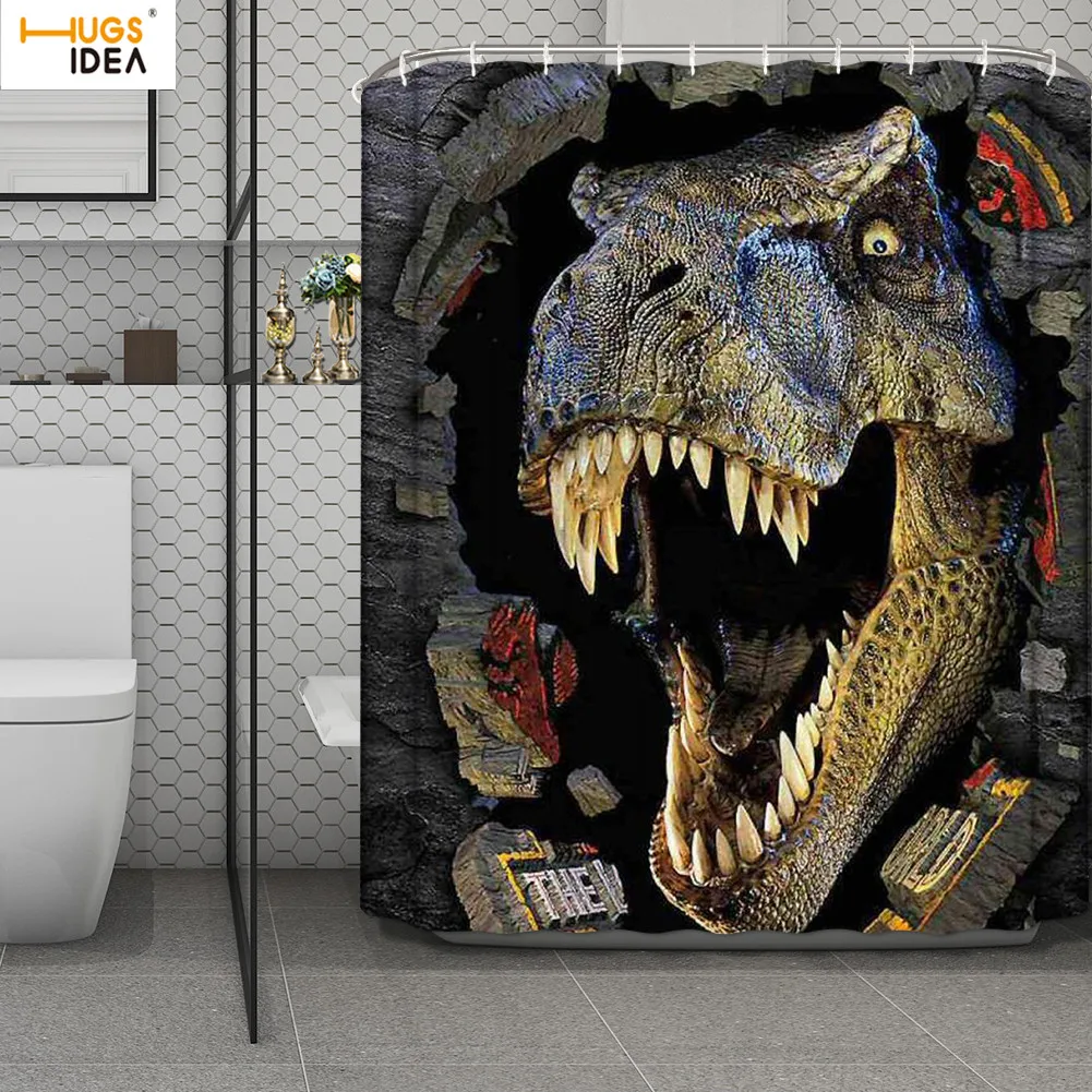 Штора для ванной HUGSIDEA с 3D принтом T-Rex, моющаяся Полиэстеровая занавеска для ванной комнаты/туалетных принадлежностей, декоративный водонеп...
Штора для ванной HUGSIDEA с 3D принтом T-Rex, моющаяся Полиэстеровая занавеска для ванной комнаты/туалетных принадлежностей, декоративный водонеп...