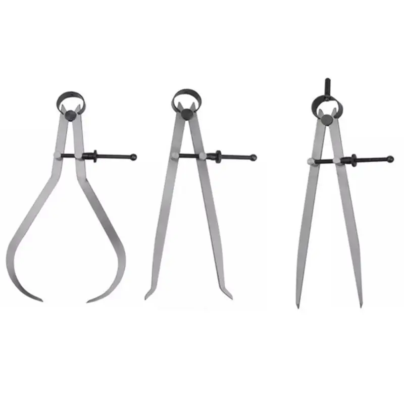Spring Inside Outside Divider Caliper Set Measures 8 inch Machinist Tools 3-pack
Spring Inside Outside Divider Caliper Set Measures 8 inch Machinist Tools 3-pack