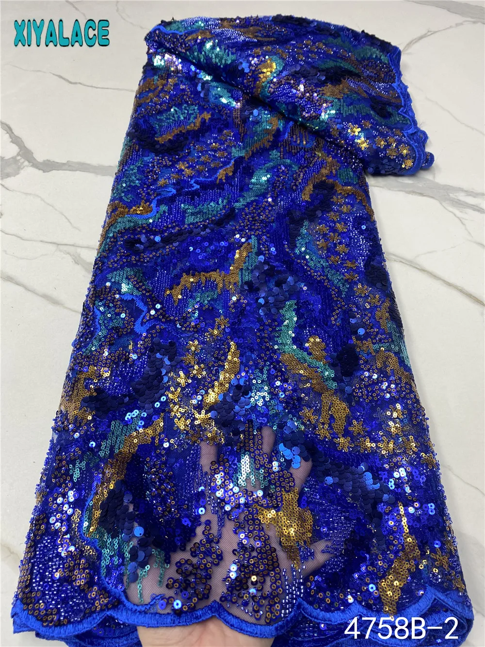Sequence Lace Fabric 2022 African Fabric Lace High Quality French Beads Lace Fabrics 5 Yards For Bridal Dress Sewing KS4758B
Sequence Lace Fabric 2022 African Fabric Lace High Quality French Beads Lace Fabrics 5 Yards For Bridal Dress Sewing KS4758B