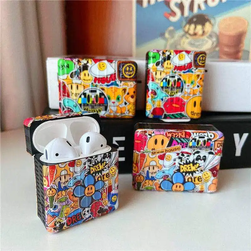 Graffiti All-inclusive Wireless Earphone Case for Apple Airpods 2 3 1 Shockproof Cover for Apple Airpods Pro Capa Headphone Box
Graffiti All-inclusive Wireless Earphone Case for Apple Airpods 2 3 1 Shockproof Cover for Apple Airpods Pro Capa Headphone Box