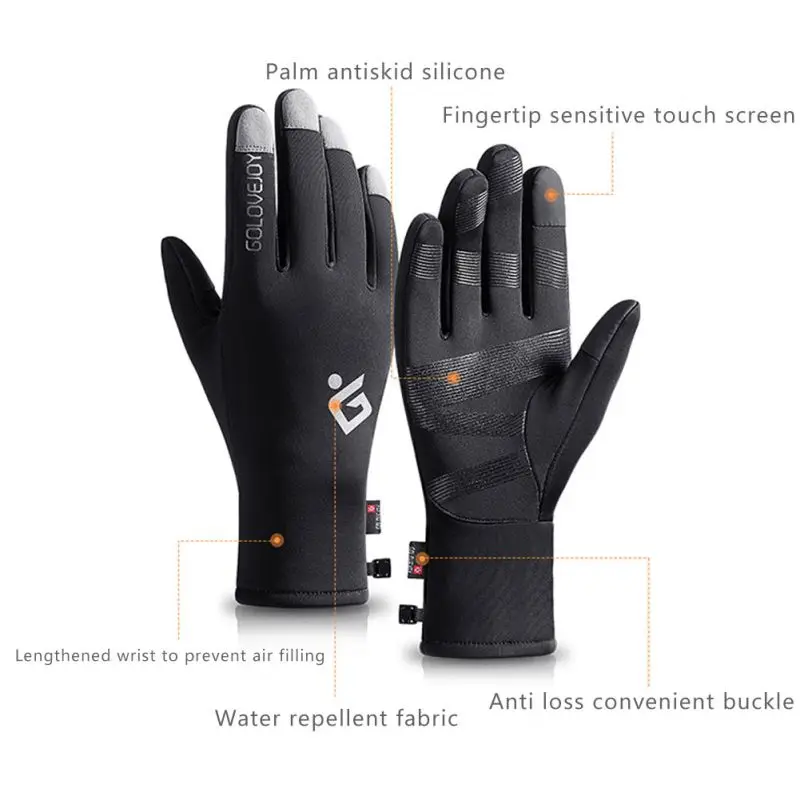 Winter Thermal Gloves for Men Wind Proof Water Resistant Cycling Sports Outdoor Work Touch Screen Gloves Mittens
Winter Thermal Gloves for Men Wind Proof Water Resistant Cycling Sports Outdoor Work Touch Screen Gloves Mittens