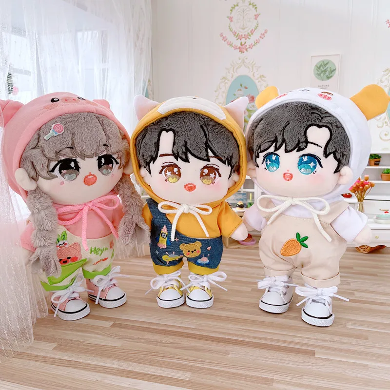 20cm Doll Outfit Plush Doll's Clothes Dog rabbit coat Sweater shoes Stuffed Toys Dolls Accessories for Korea Kpop EXO Idol Doll
20cm Doll Outfit Plush Doll's Clothes Dog rabbit coat Sweater shoes Stuffed Toys Dolls Accessories for Korea Kpop EXO Idol Doll