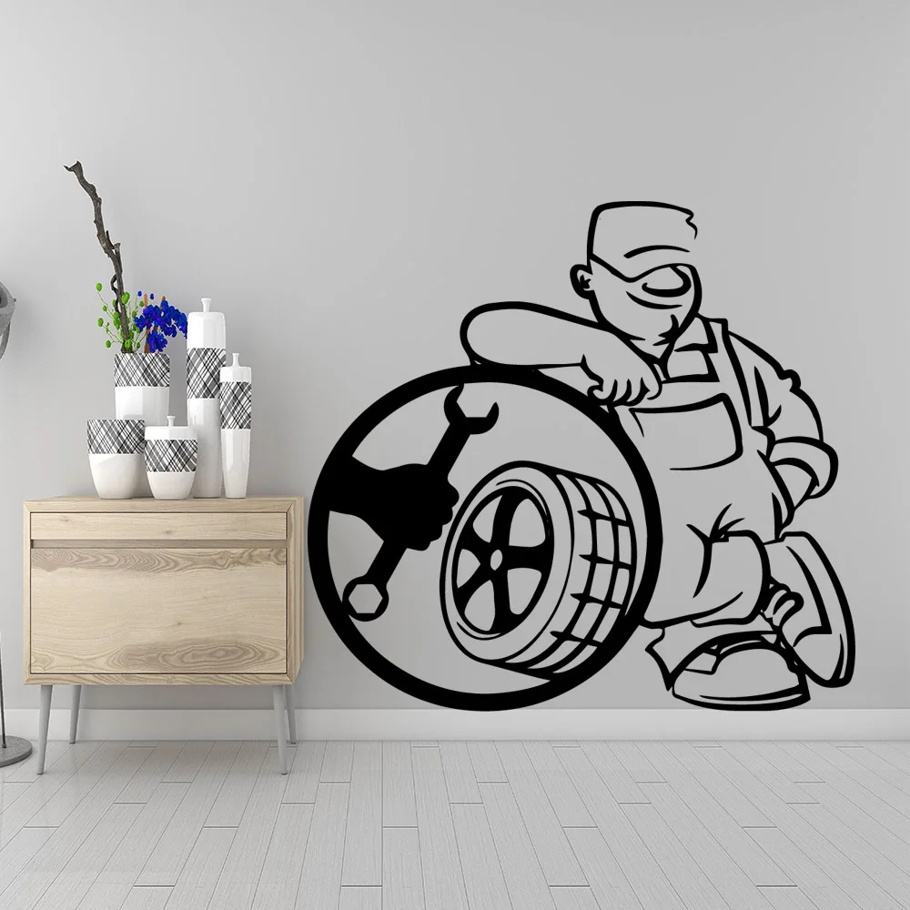 European-Style repair shop Wall Sticker Pvc Removable Decor Living Room Bedroom Removable Nordic Style Home Decoration
European-Style repair shop Wall Sticker Pvc Removable Decor Living Room Bedroom Removable Nordic Style Home Decoration