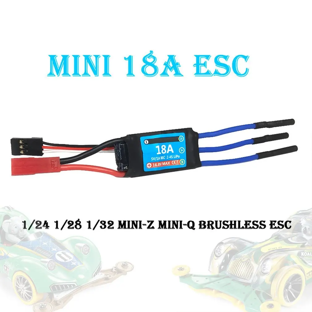 18A Скорость контроллер бесщеточный ESC для р/у дрейфующая машинка для K989 1/24 1/28 1/32 мини-Z MINI-Q 1410 
18A Скорость контроллер бесщеточный ESC для р/у дрейфующая машинка для K989 1/24 1/28 1/32 мини-Z MINI-Q 1410