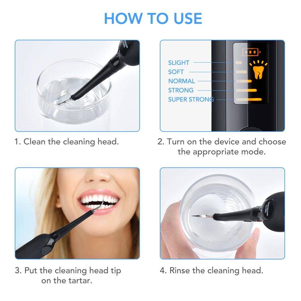 Electric Sonic Dental Scaler LED Display Tooth Calculus Remover Cleaner Tooth Stains Tartar Tool Whitening Teeth Tartar scraper
Electric Sonic Dental Scaler LED Display Tooth Calculus Remover Cleaner Tooth Stains Tartar Tool Whitening Teeth Tartar scraper