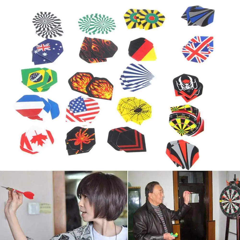 60 Cool Standard Dart Flights Nice Darts Flight Dardos Outdoor Wing Feather Mixed Pattern Tail 
60 Cool Standard Dart Flights Nice Darts Flight Dardos Outdoor Wing Feather Mixed Pattern Tail